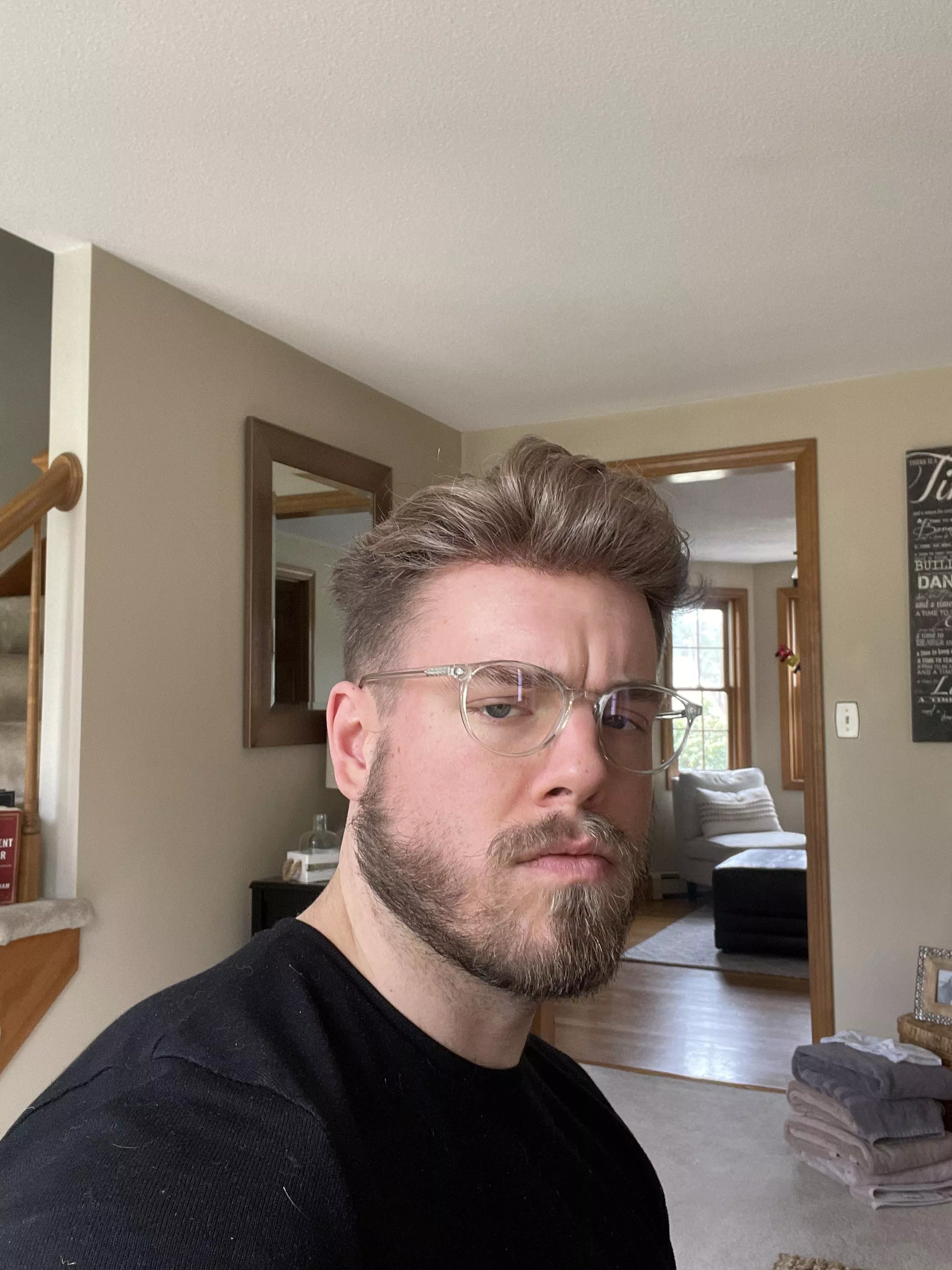 Glasses like these are a red flag posted by goth_dad666