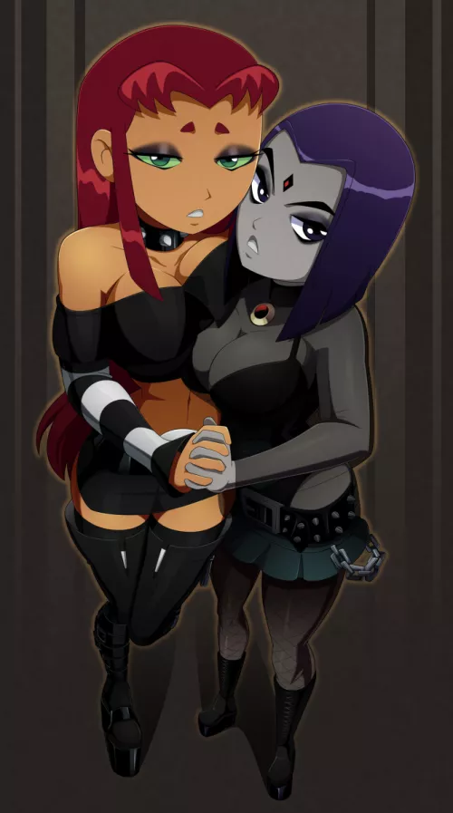 Goth gals (RavenRavenRaven) by ObserveAndHerve