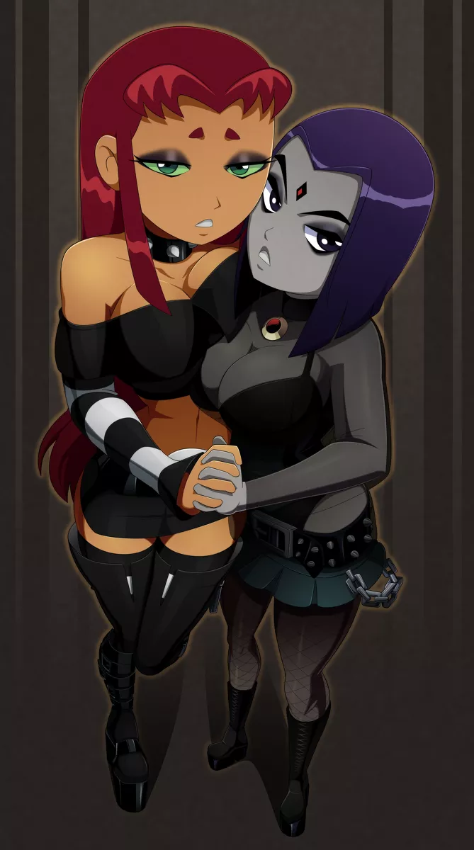 Goth gals (RavenRavenRaven) posted by ObserveAndHerve