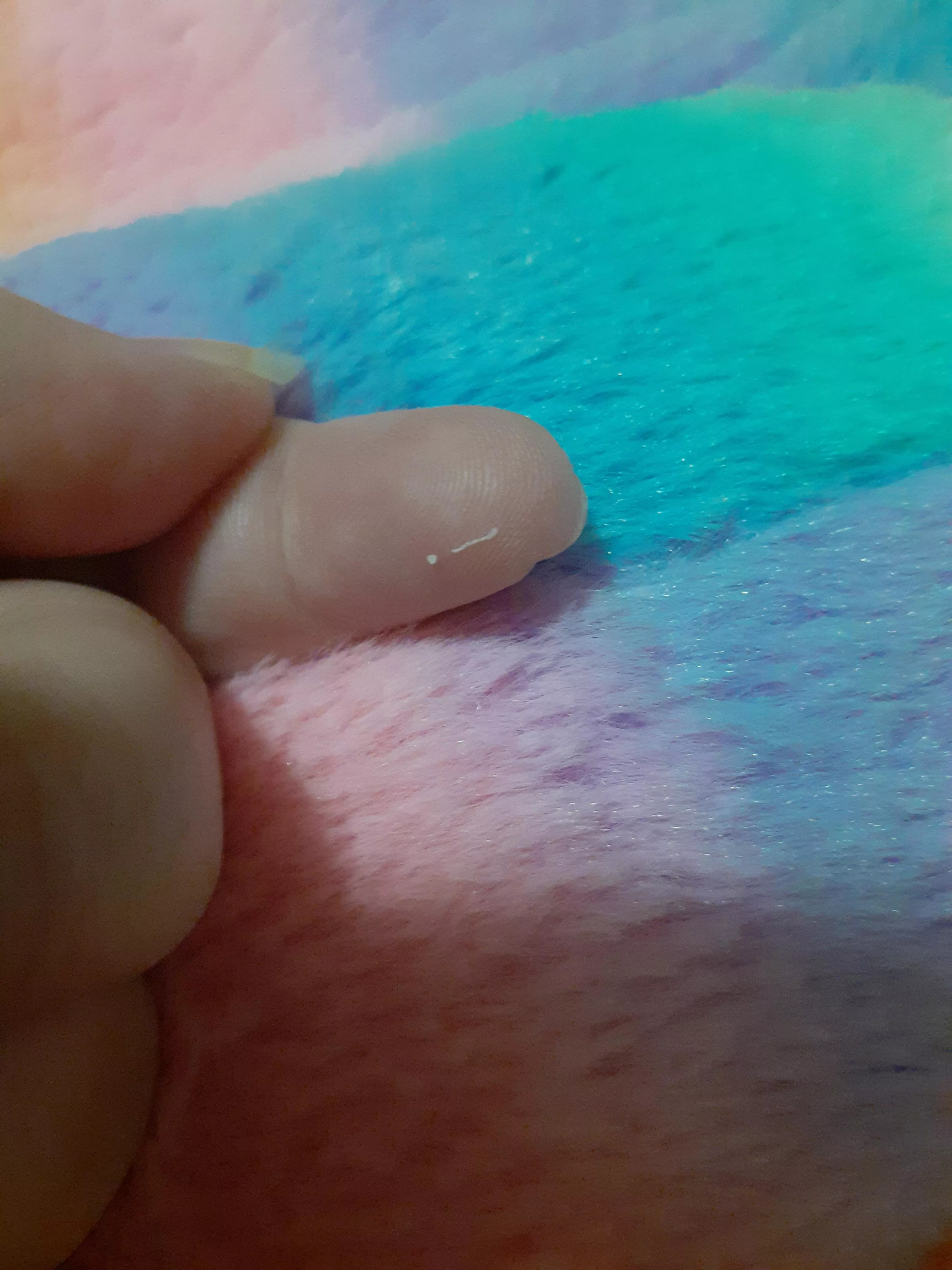 I didn't think I would be getting punctuation out of my upper thigh today..! posted by BurgBurgBurgBurgBurg