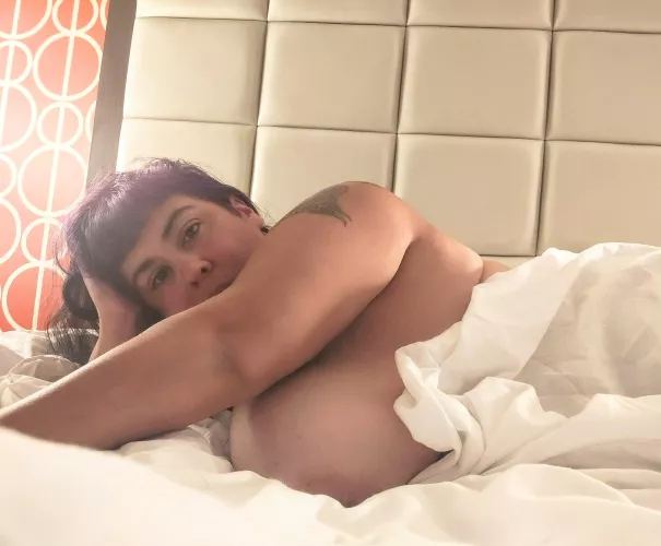 I love wearing nothing but a sheet by BewitchedVal