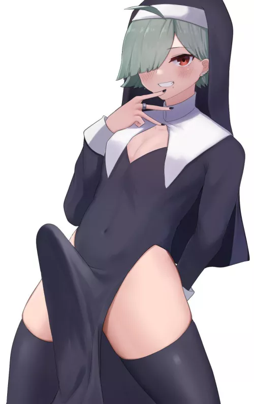 I really need a nun outfit but don’t want to risk it considering what people are into ;) by Ferretthing