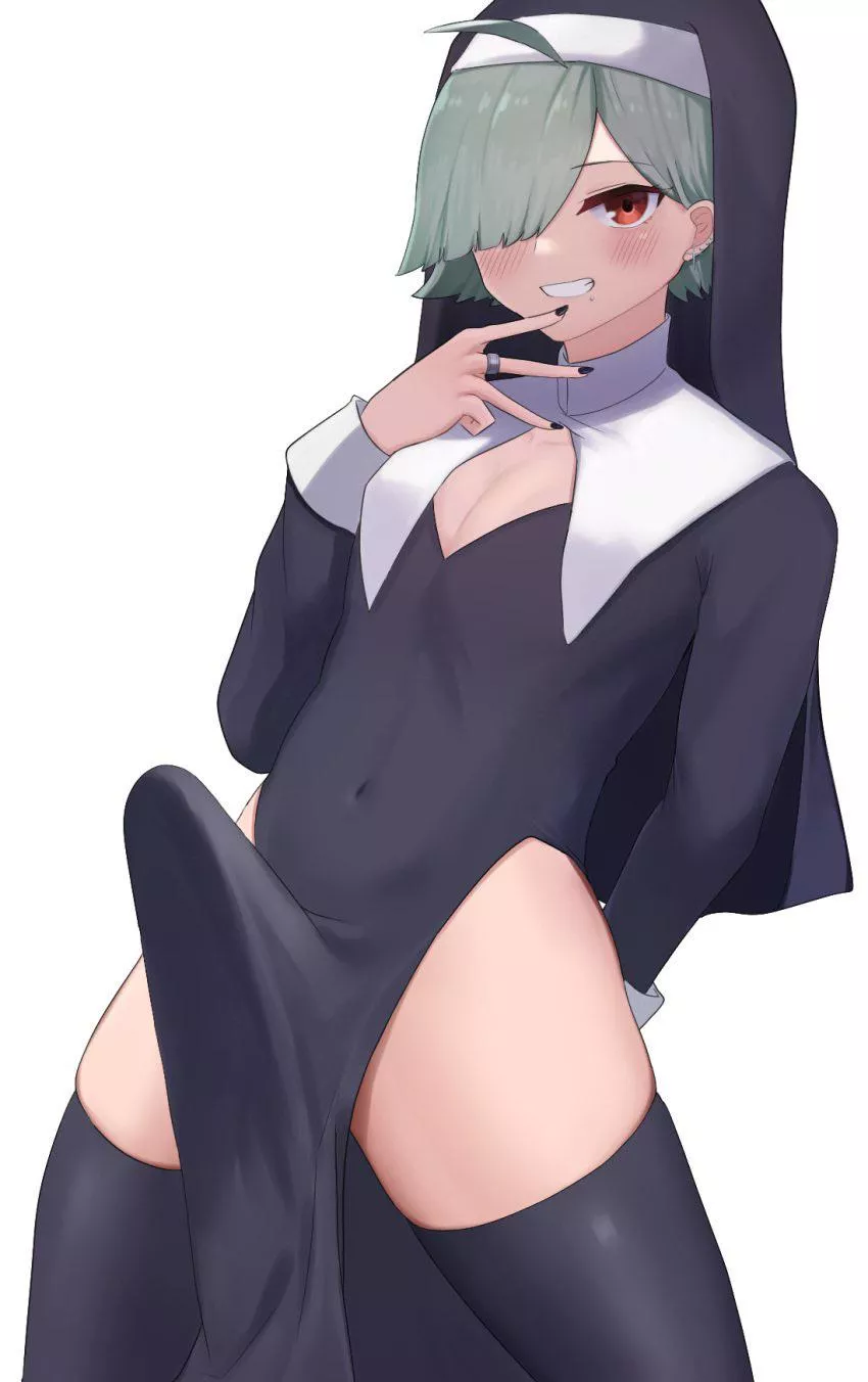 I really need a nun outfit but don’t want to risk it considering what people are into ;) posted by Ferretthing