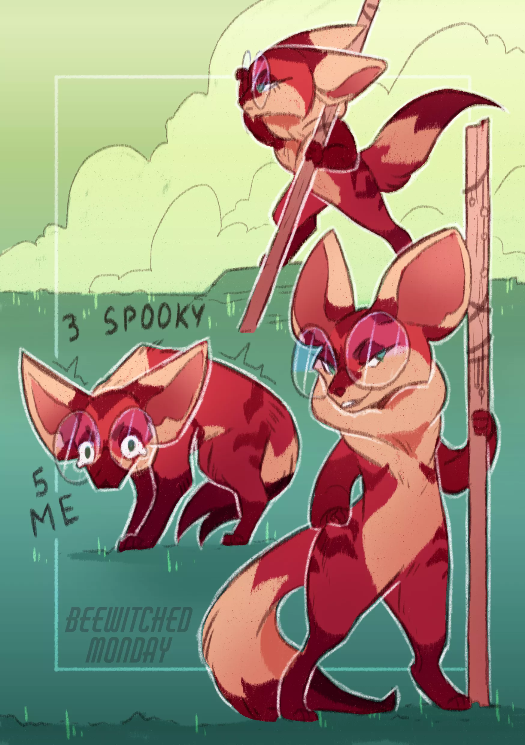 Keykeeper sketch page [art and character by me] posted by beewitched_monday