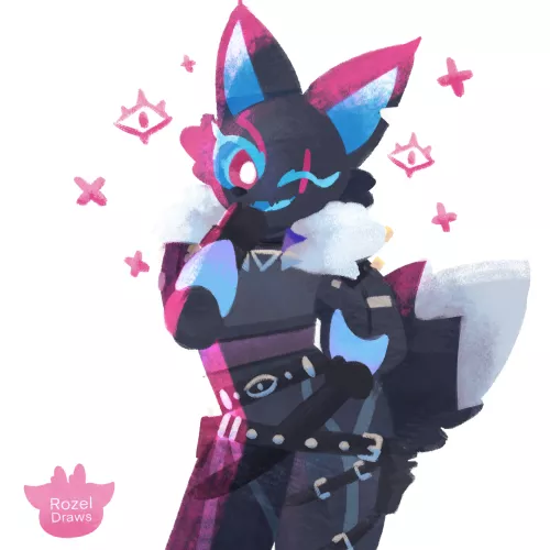 Pack leader Highwire! (by me @rozeldraws) by RozelDraws