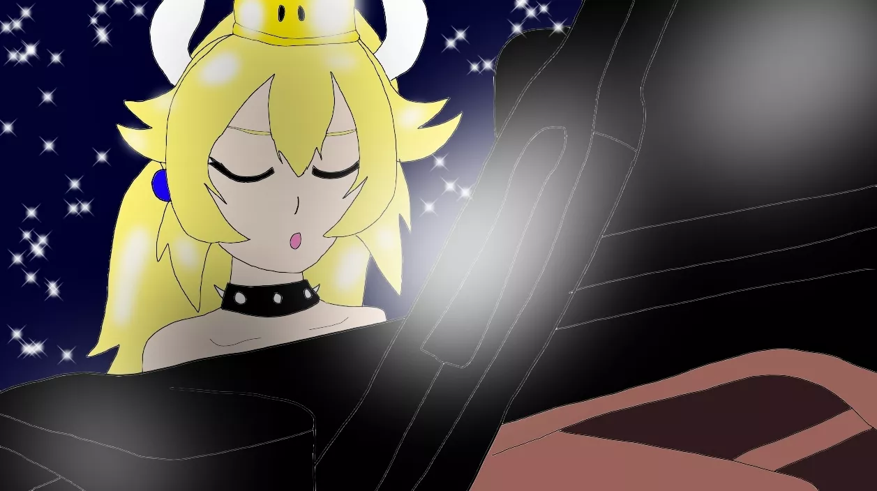 Peaches (Bowsette ver) posted by berserkzelda