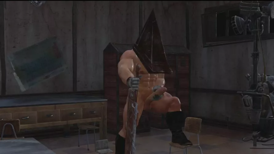 Render of previous Pyramid head animation by ClasherBARA