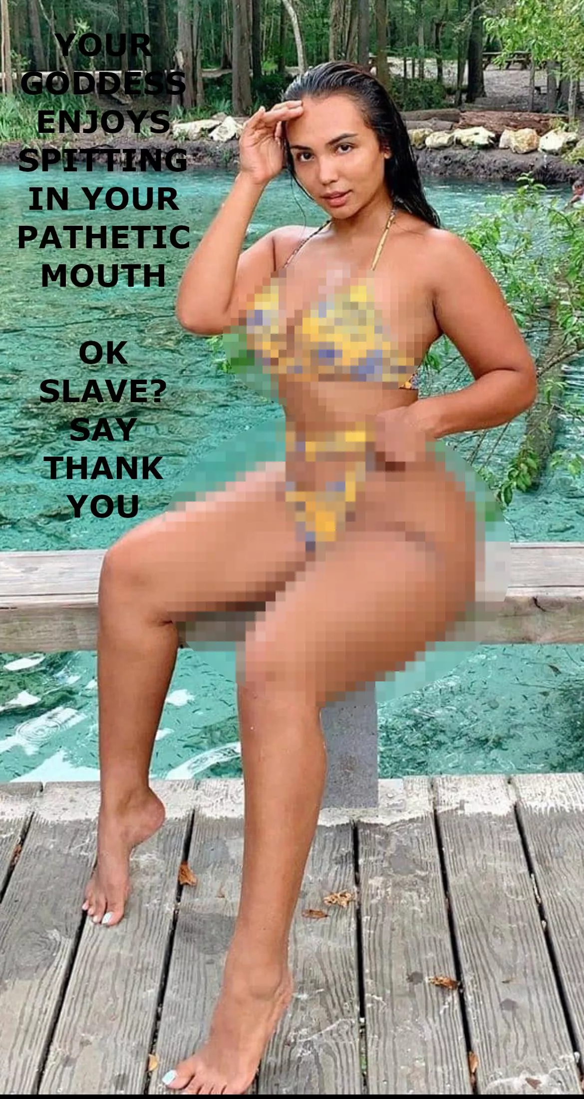 Say thank you sissy! posted by Desperate-Debt-9077