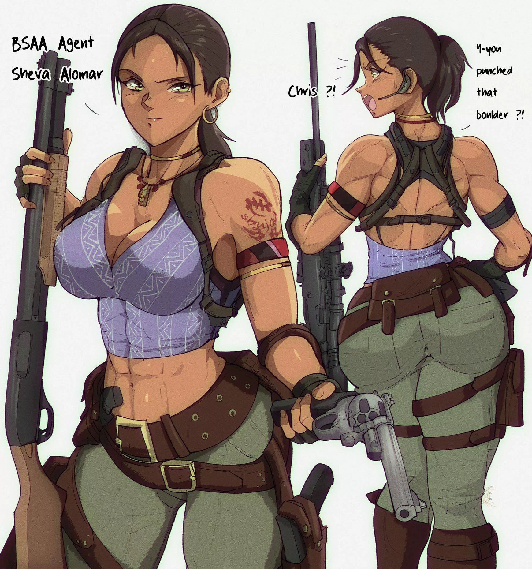 Sheva (@yoracrab) [Resident Evil] posted by TheTMoneyMan