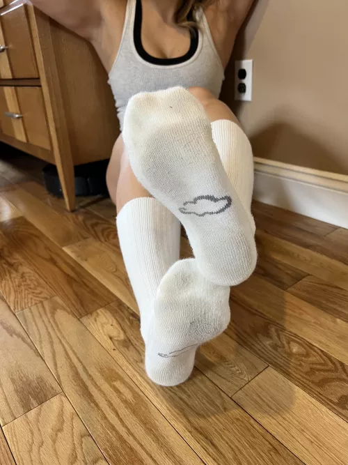 So soft and fluffy, they really are wolds softest socks [f] by DariasPhoToes