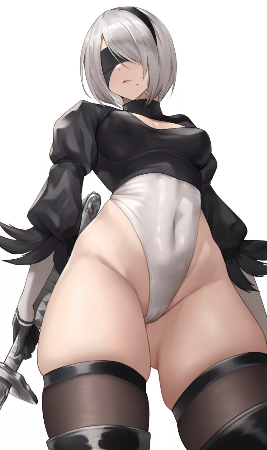 2B(kuronerinka)[NieR: Automata] posted by CBlaster9000