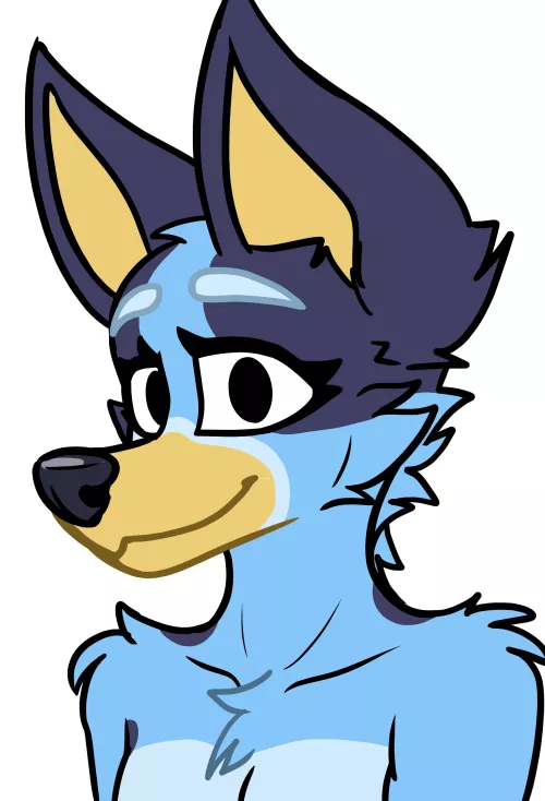 Bluey! (Fanart by me) by SrEidu