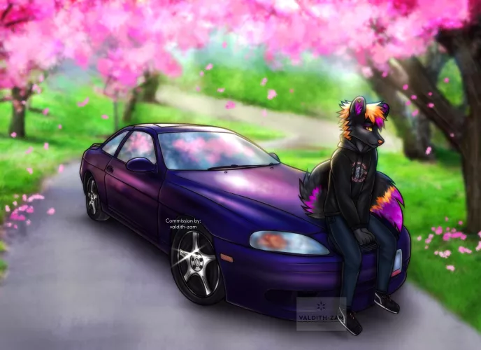 [Commission] Another piece done for ‪@/ZaidiHyena on twitter 🖤💗(comms open! dm me:D) by valdith-zam