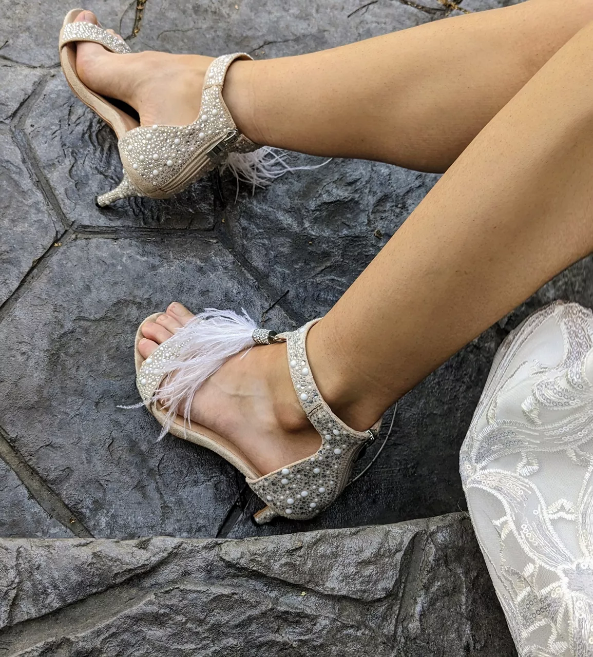 Glitzy heels posted by BlondieDaytona