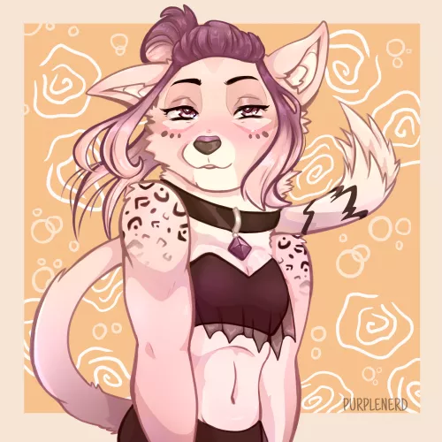 I drew ST-Kujo420 on DeviantArt's OC Rosa! (Art by me) by PurpleNerdDrawz