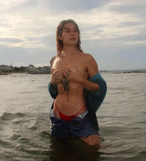 In the water by Wallydinger123