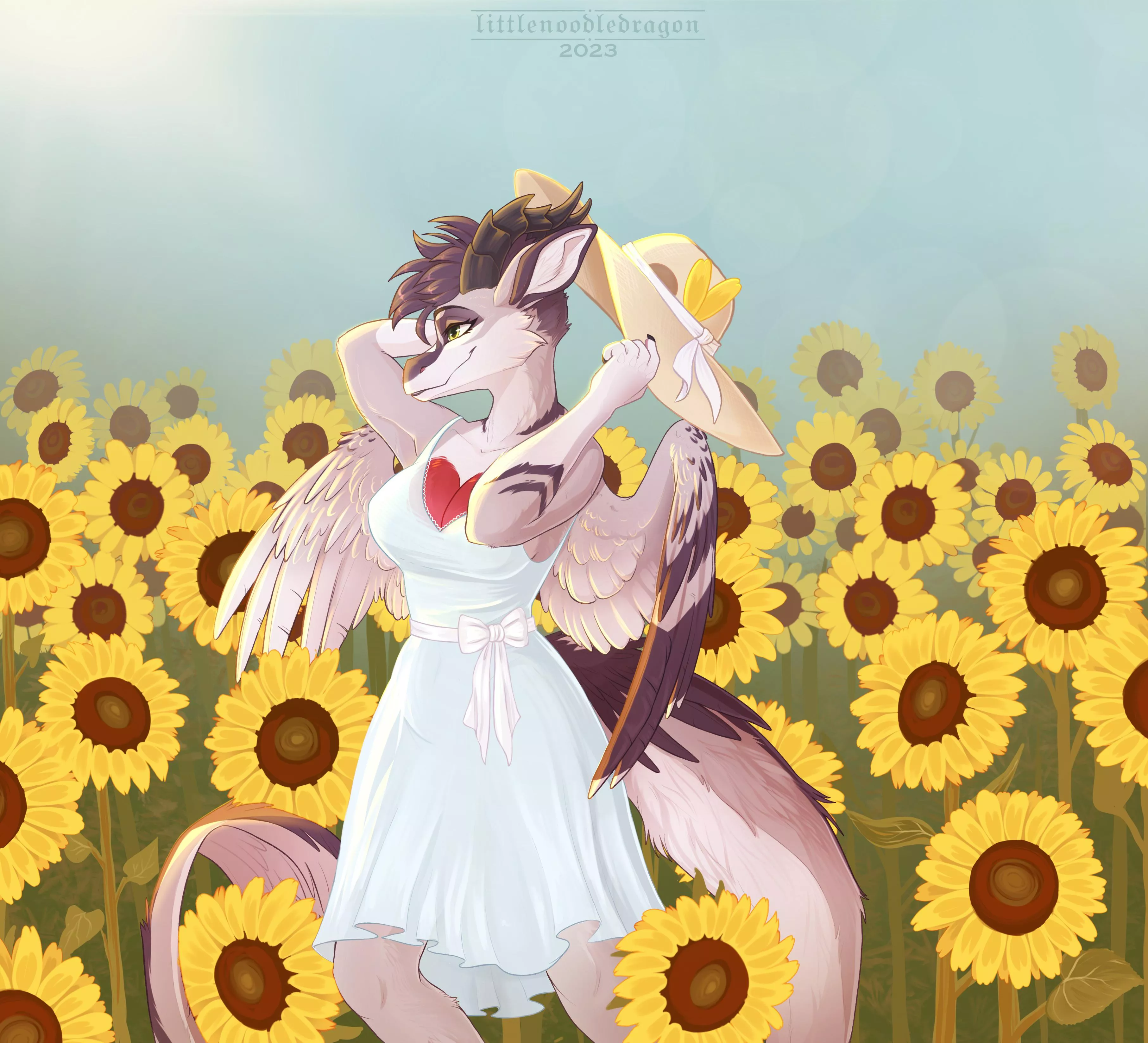 Is anyone else just obsessed with their fursona? I love her sm [art by me] posted by littlenoodledragon