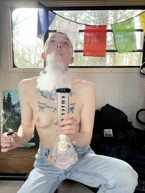 Is it just me or does that smoke cloud like like a penis? (F) by Mywifepeaks