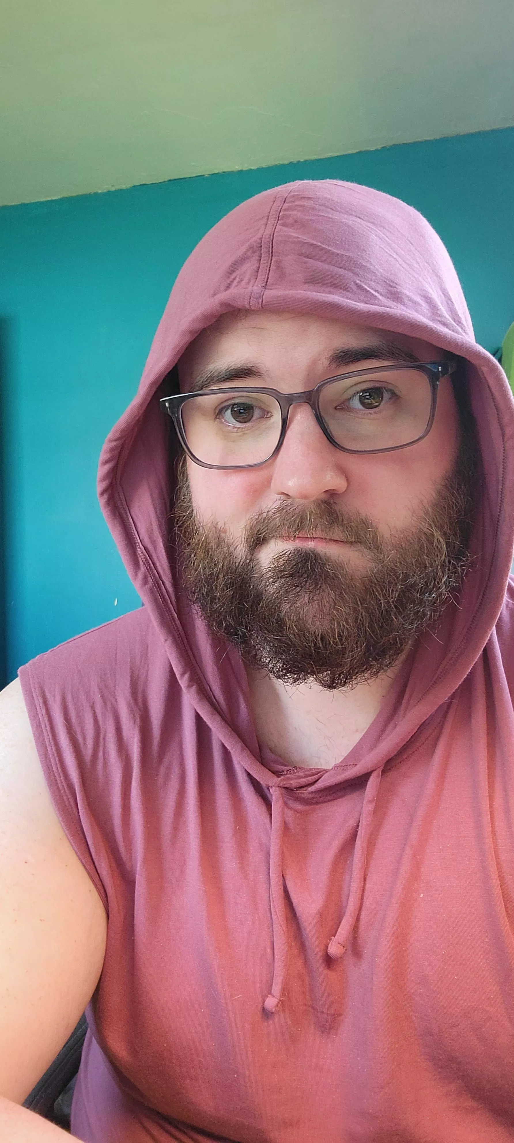 It's supposed to hit 90* today, so I can wear impractical clothes like a hooded sleeveless shirt, right? posted by spamified88