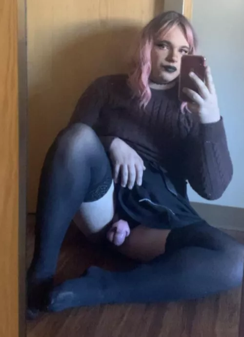 Just relaxing in my week long chastity by witchylesbianaunt