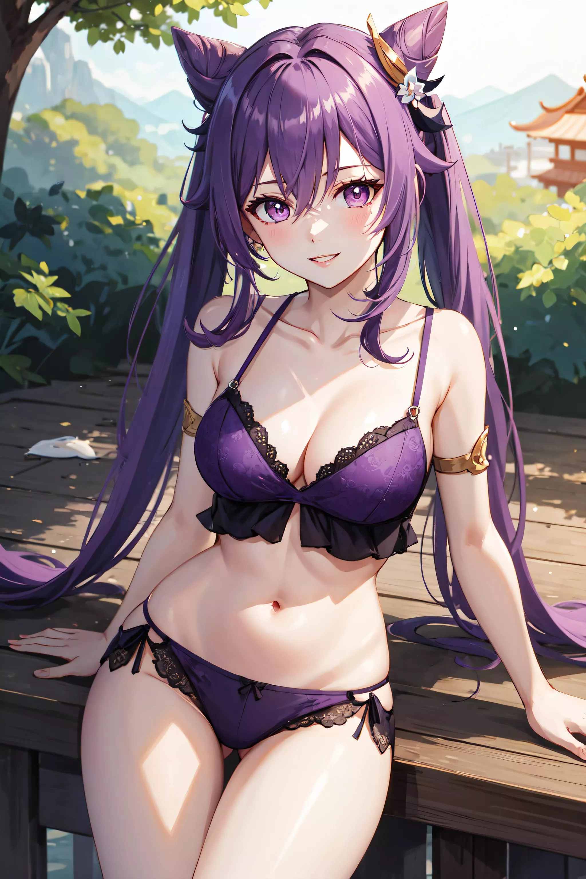 Keqing in Lingerie by Setsu posted by TomoyaAMV