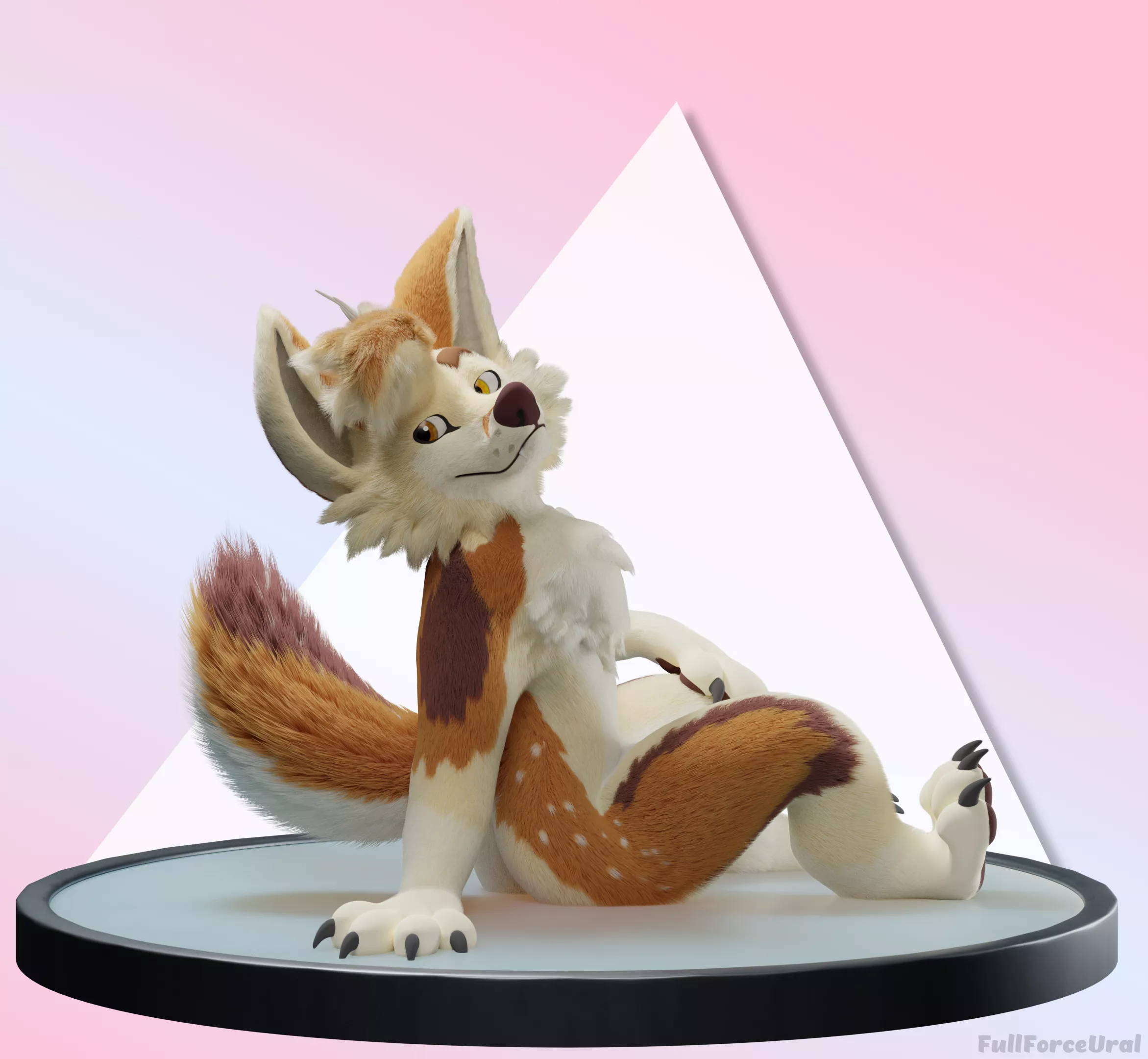 My attempt to create fur for character posted by FullForceUral