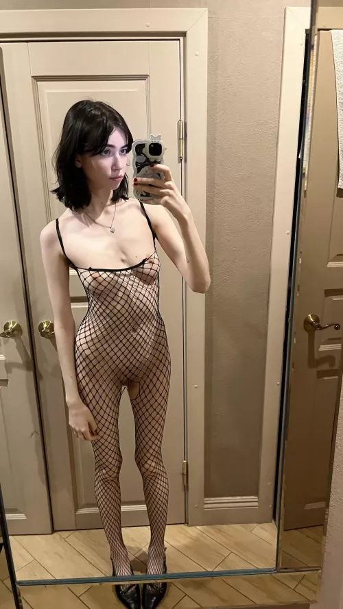 my mesh suit is so sexy by YourSmallDoll