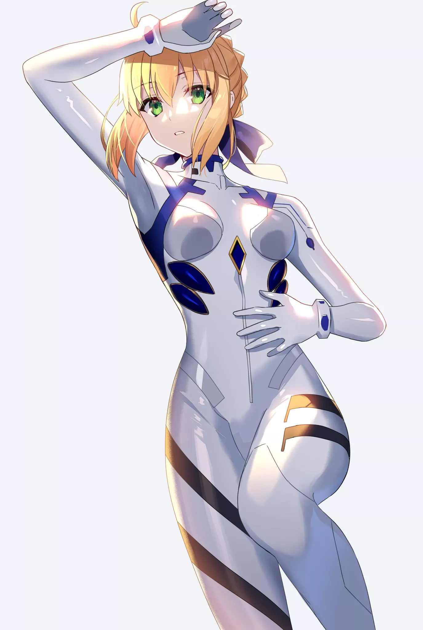 Plugsuit Saber posted by CheetahSperm18