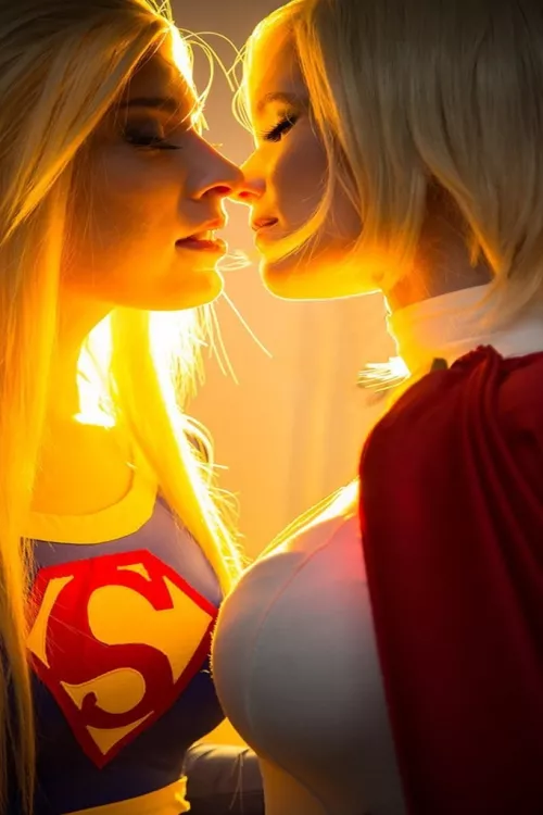 Powergirl vs. Supergirl by stressedcue68