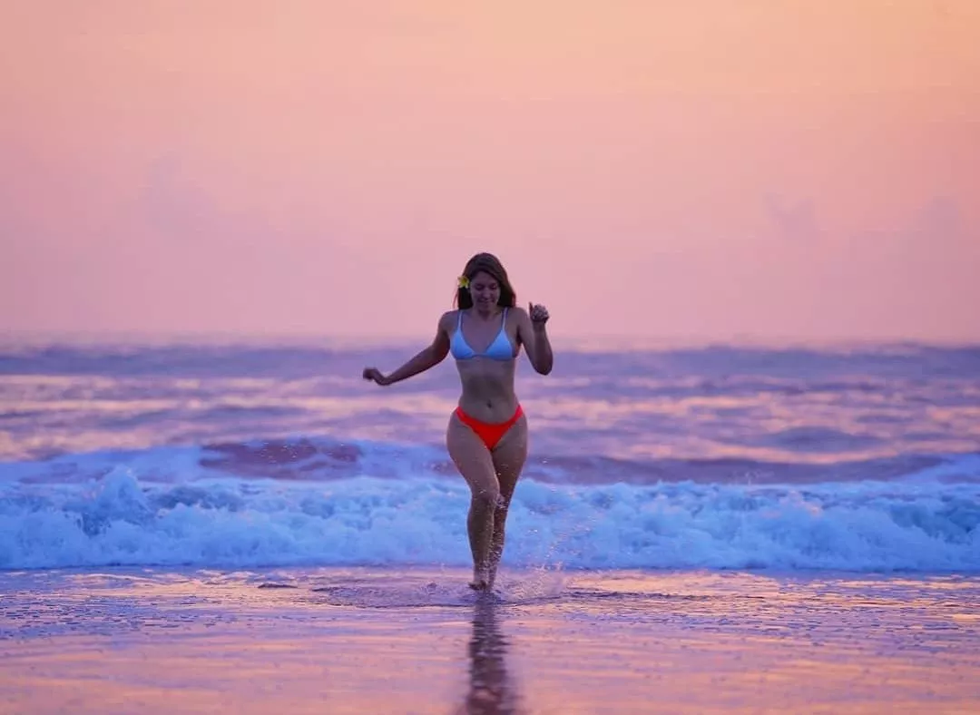 Sunset bikini girl posted by SanyaBootyGirl