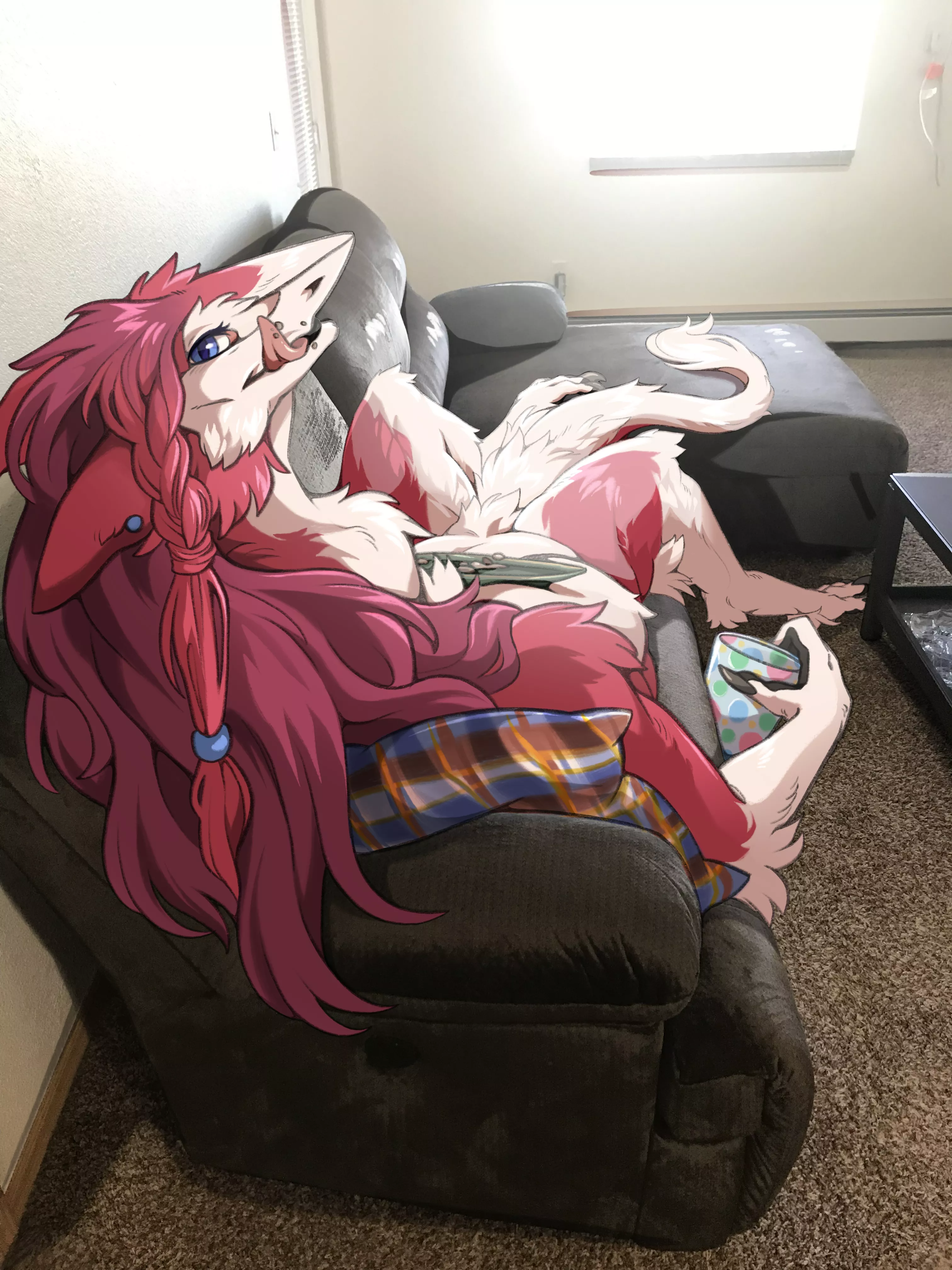 TFW you’ve just had some nummy milk and cookies (my art) (commissions are open!) posted by Jingo824