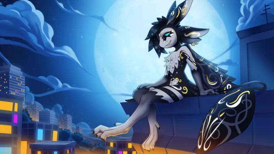 We need more Avali here! Here's mine. (art by idlr_r) by onboarderror