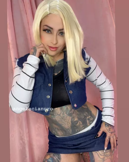 Android 18 from Dragon Ball by Angelacianuro by Angelacianuro