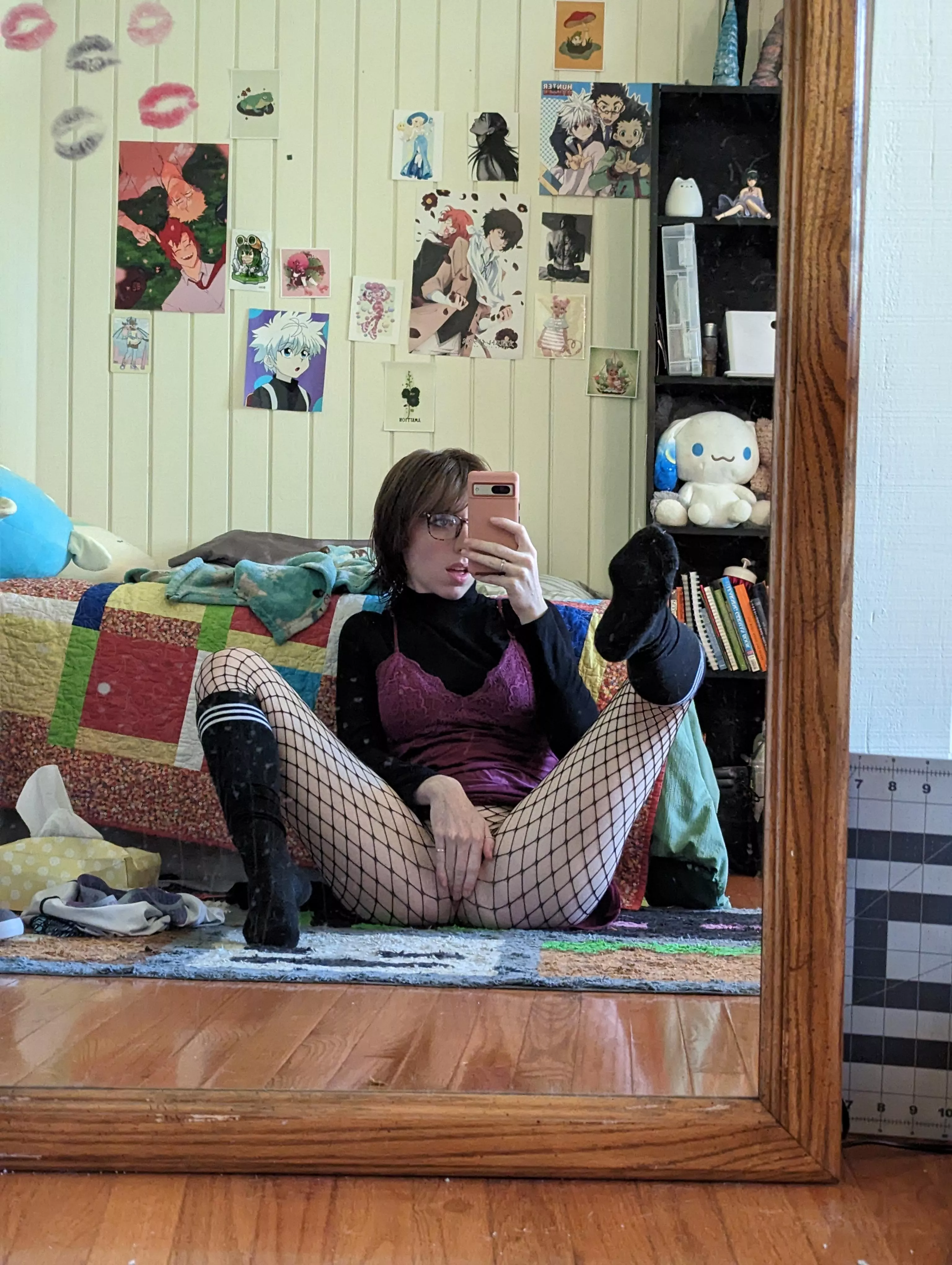 are fishnets+stockings ok for our date? [f] posted by friskyfreckledfox