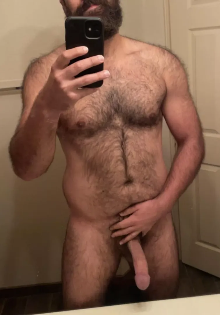 Big hairy cock on a big hairy body posted by andioopandpoop