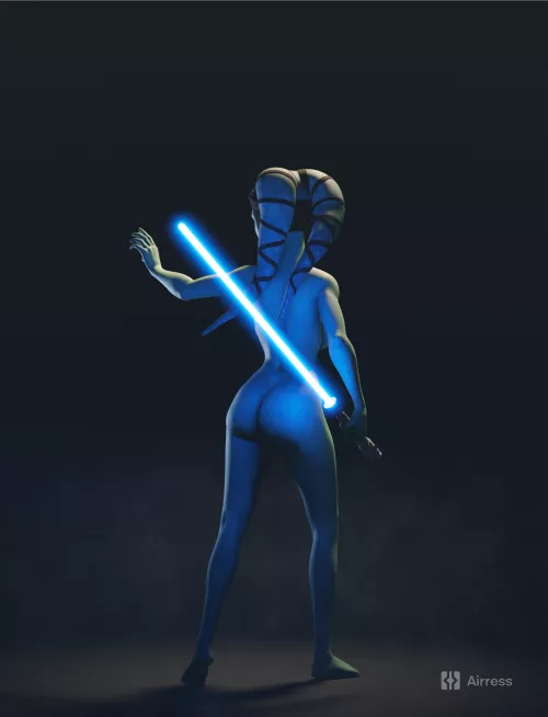 Butt-naked Aayla (Airress) by Airress3D