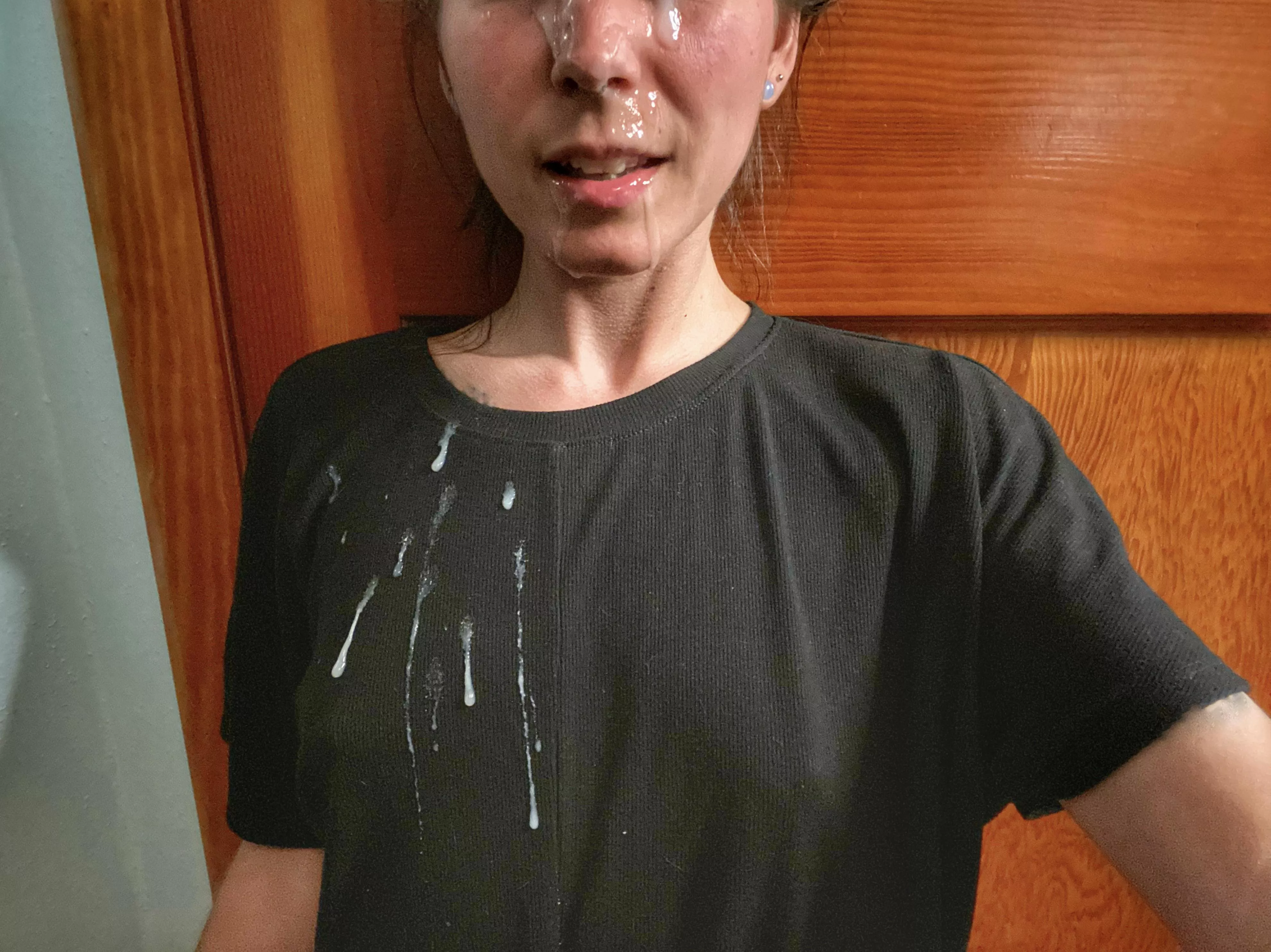 Cum shows up really nice on this top 😏 (f) OC posted by ctsharing