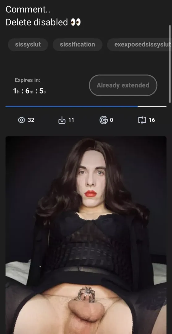 Fully exposed myself online.. link in comments 😳 was this a bad idea? by JessTheSissy7