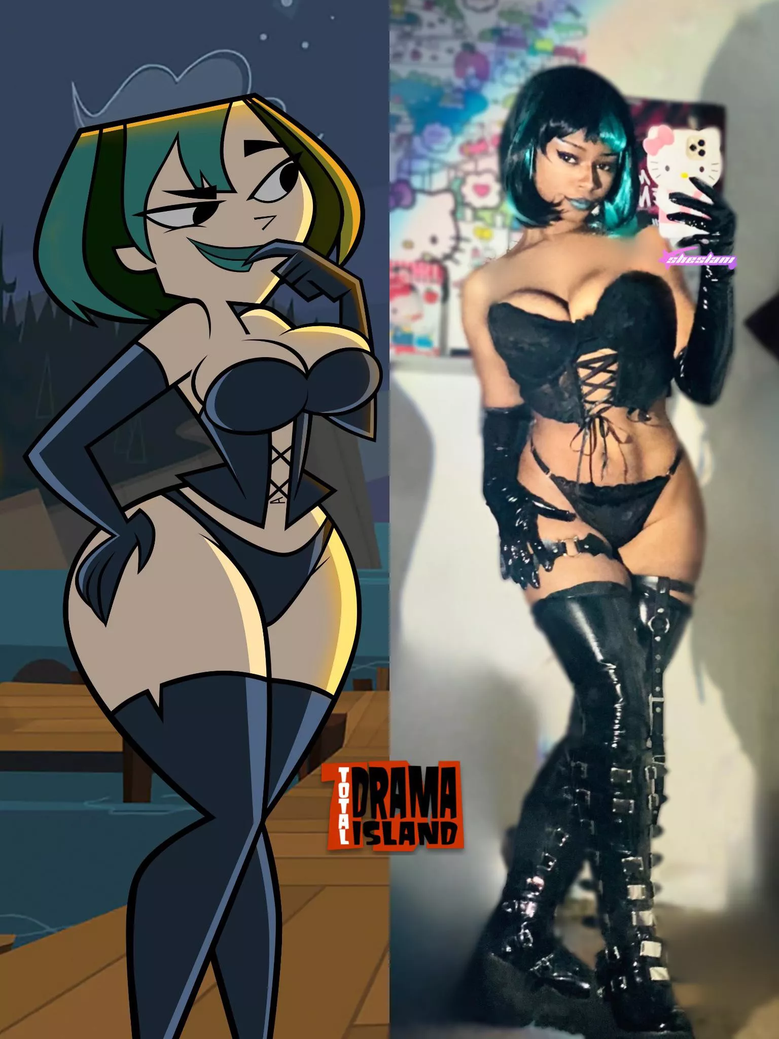 Gwen from total drama island by sheslani posted by mommymegamilkers