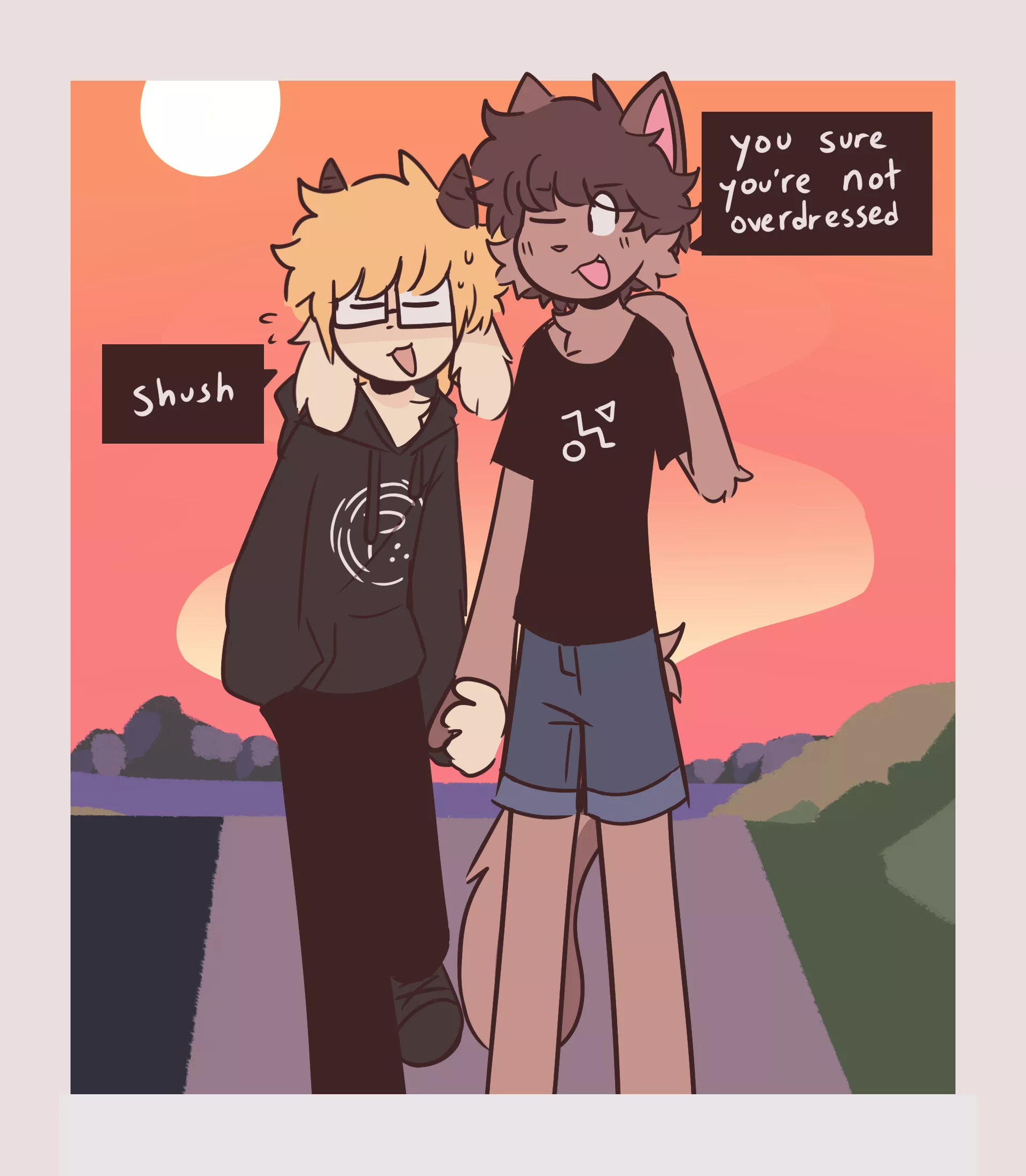 heatwave moment (ft my bf @/ProbablyGoat on tumblr) posted by upkxts
