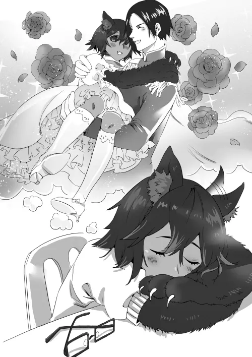 Hellhound dreams of a prince charming. by HatchWashere