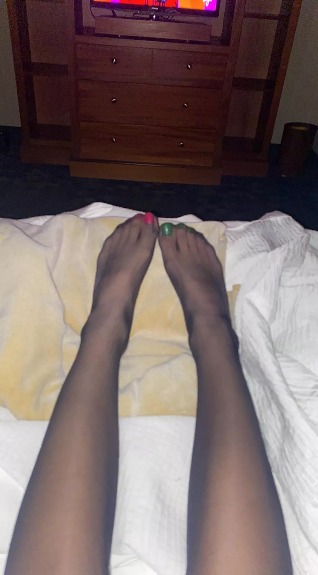 I don’t think grandma would miss her nylons right? posted by Latina4lyfe