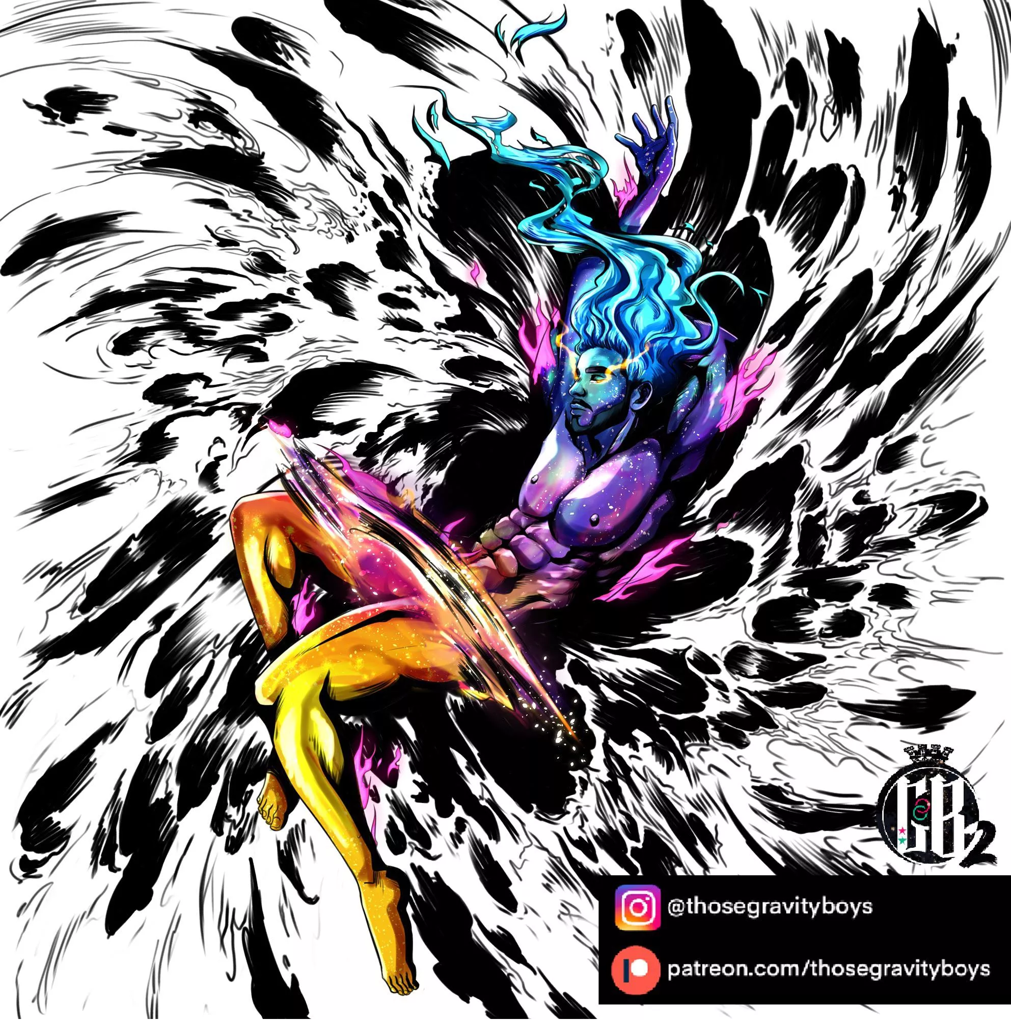 Kala, and his cosmic nudity 😛 posted by thosegravityboys