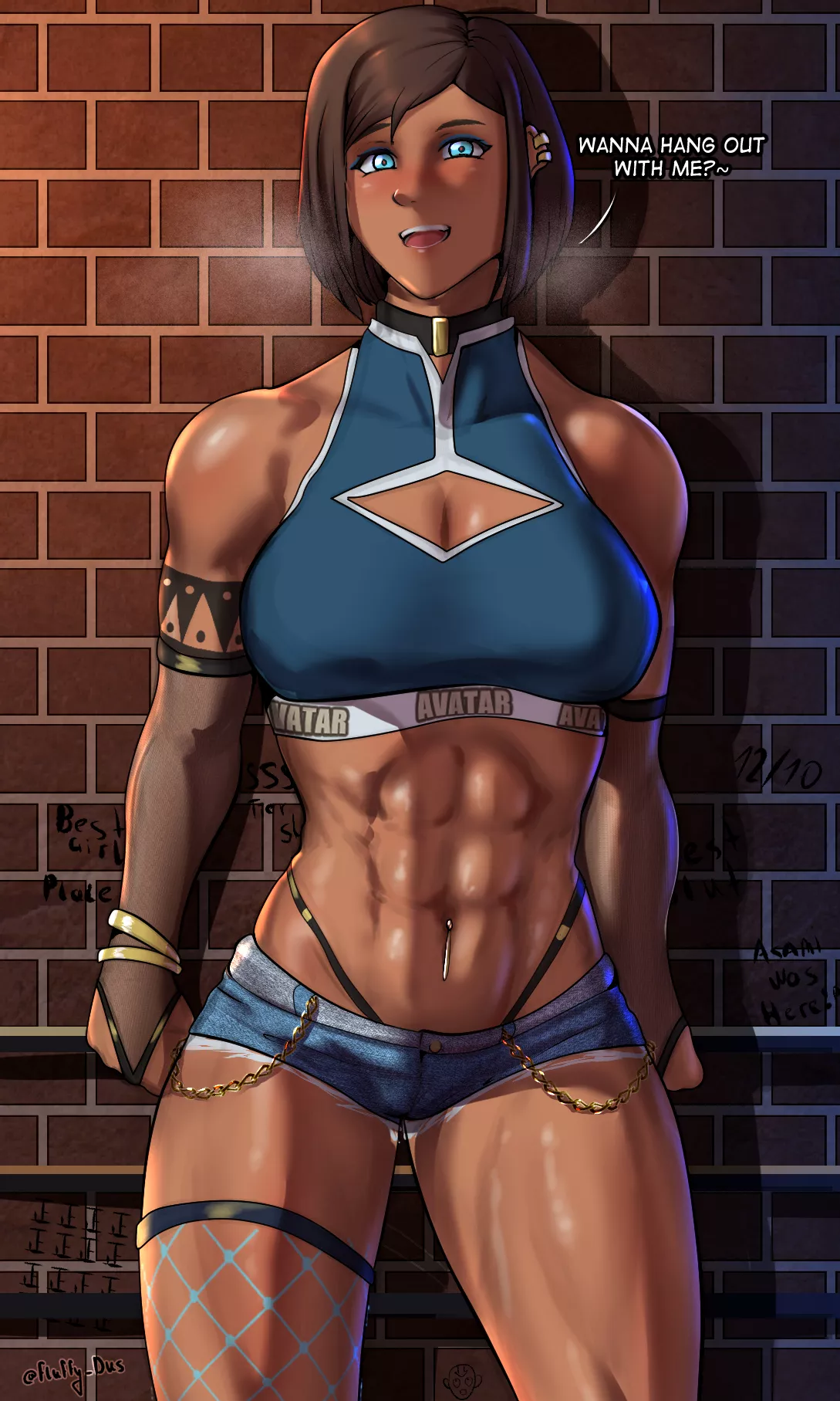 Korra [Artist: FluffyDus] posted by ComaOfSouls