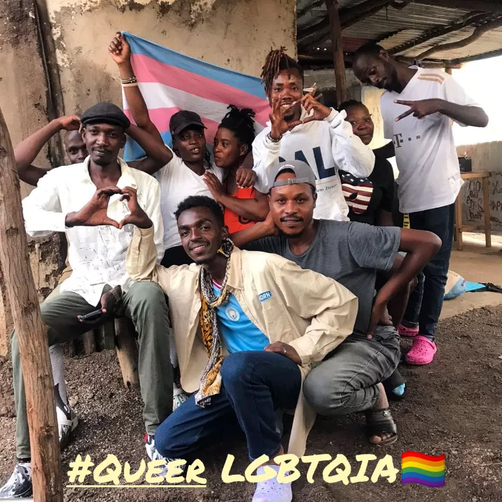Me and my Queer LGBTQIA 🏳️‍⚧️🏳️‍🌈 in Kakuma Refugee Camp, Sharing Love 💕during the Easter Season posted by LeeSedrick