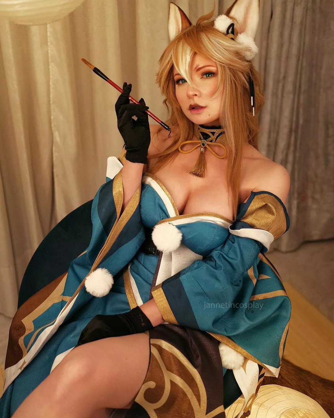 Ms. Hina (Genshin Impact), cosplay by JannetIncosplay.~ posted by JannetIncosplay