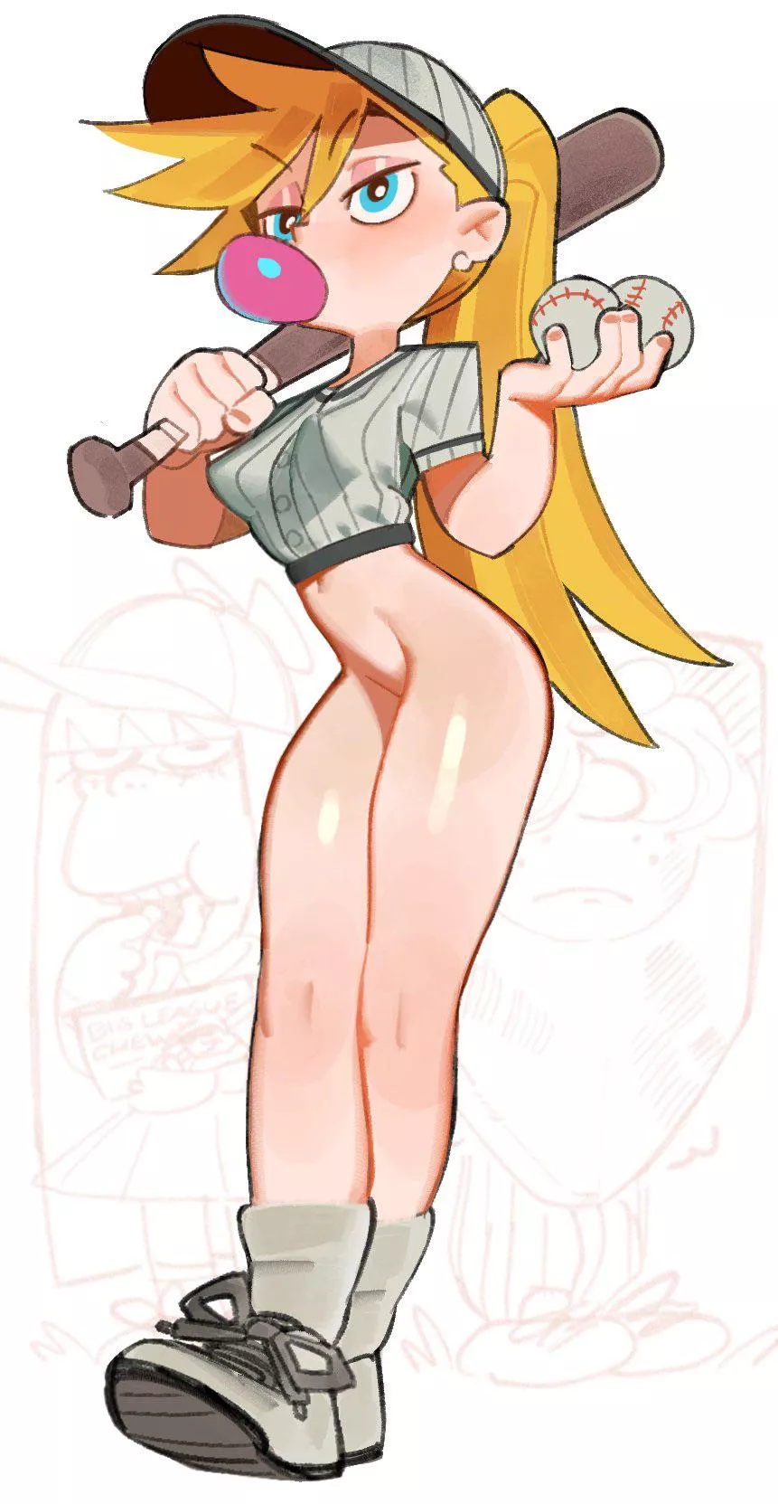 Panty plays baseball posted by NeedyOverdose