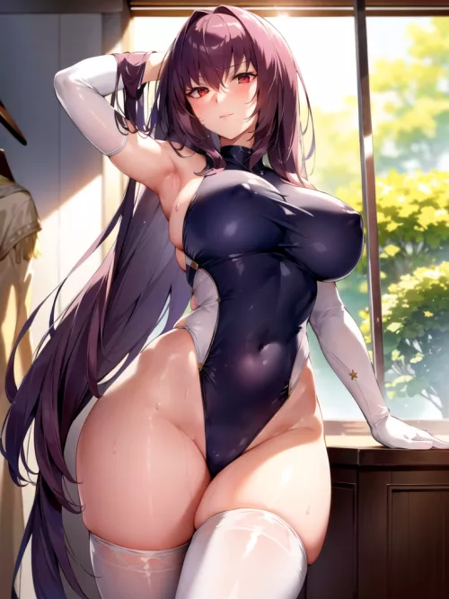 Scathach [Fate/GO] by CheetahSperm18