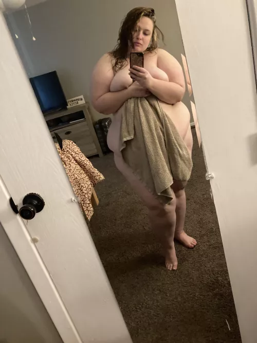 Should I drop the towel?? by QueenKatkink