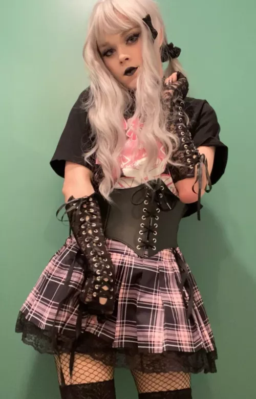 Skirts are just too cute for boys like me not to wear them, dont you think?☺️🖤 by Dry-Apple2493